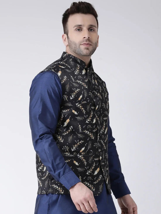 Hangup Men Standard Printed Men's Indian Wear-114APrintedNehru