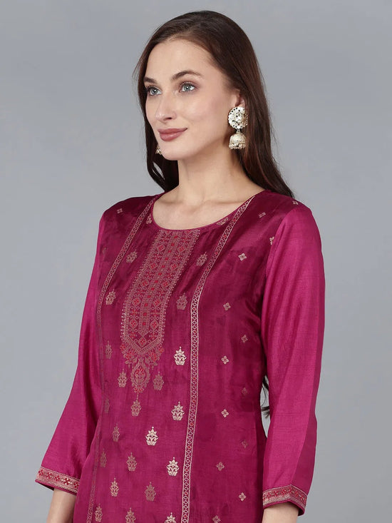 Ahika Women Viscose Rayon Woven Design Kurta