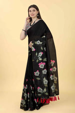 Blooming Garden Drape Saree-SZ-ANIKA-BL-1403