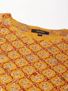 Women Mustard Embellished Straight Kurta-GW-3417-Mustard