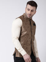 Hangup Men Standard Solid Men's Indian Wear-130AJacquardNehru