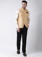 Hangup Men Standard Solid Men's Indian Wear-132AJacquardNehru