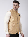 Hangup Men Standard Solid Men's Indian Wear-132AJacquardNehru