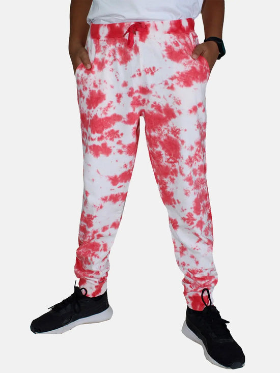 Unisex crumple effect Tie and Dye Track Pant-AW23UTP019001