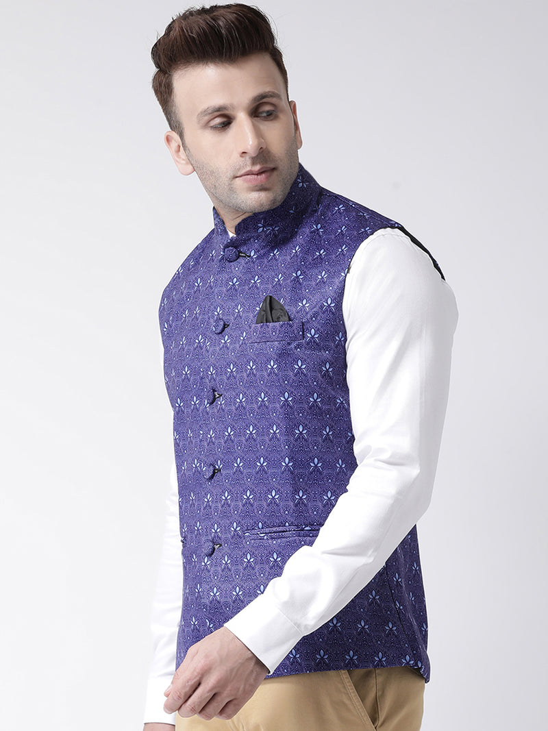 Hangup Men Standard Printed Men's Indian Wear-139A_Printed_Nehru