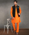 Hangup Men Standard Solid Men's Indian Wear-Black_2_76_Nehru