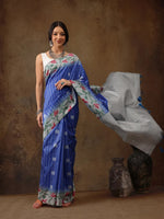 Luxurious Splendor Radiance Saree-SZ-DGTRISHIV1-BU-2190