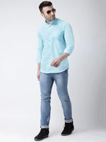 Hangup Men Slim Solid Shirts-BenSkyShirt