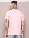 Dillinger Men's Pink Plain T-Shirt