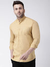 Hangup Men Slim Solid Shirts-BenKhakiShirt