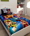 Athom Living Born To Be A Hero Paw Patrol Digital Printed Cotton Kids Single Bedsheet 147x223 cm with Pillow Cover-PAW-03-236-S