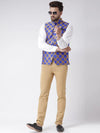 Hangup Men Standard Solid Men's Indian Wear-83AJacquardNehru