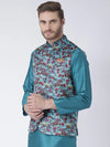 Hangup Men Standard Printed Men's Indian Wear-48APrintedNehru