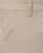 Ribbed Jogger Cargos with 6 pockets-Beige-HJC9111-32