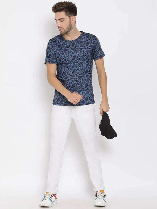 Hangup Men Standard Printed T-Shirts-64T_Henley_TShirt