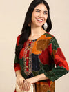 Women's Multicolour Printed Kurta Set-GW-877-Multi