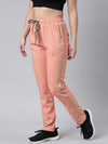 Women Solid Slim Fit Orange Track Pant-AF-1614-Orange