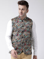 Hangup Men Standard Printed Men's Indian Wear-140A_Printed_Nehru