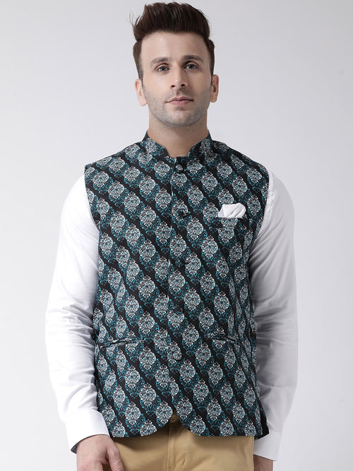 Hangup Men Standard Printed Men's Indian Wear-141A_Printed_Nehru