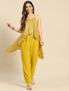 Women Solid Standard Yellow Jumpsuits & Sets