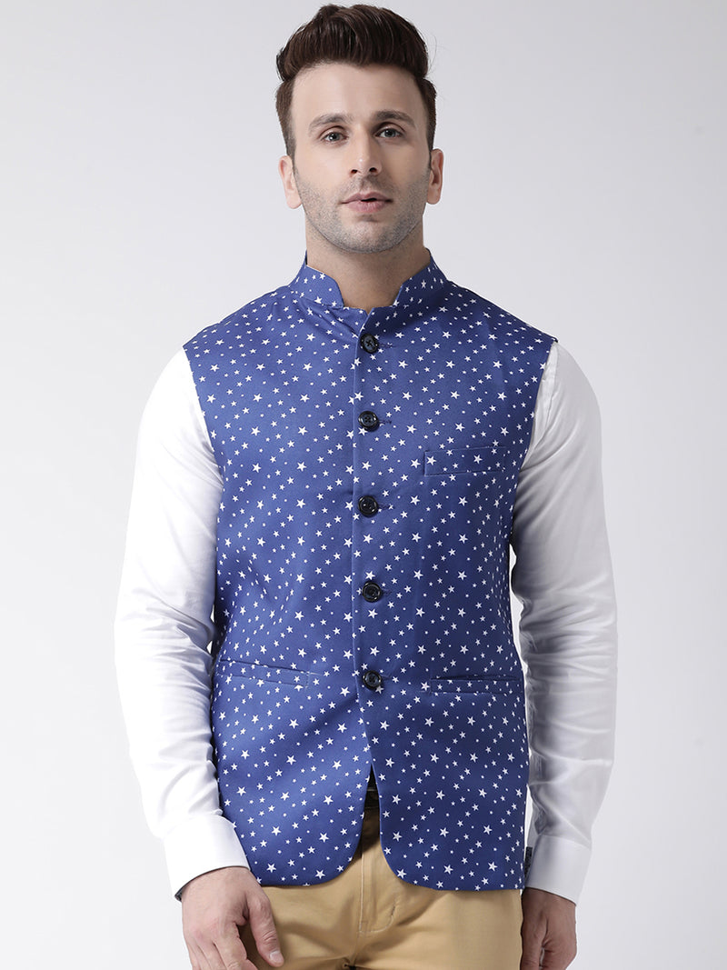 Hangup Men Standard Printed Men's Indian Wear-143A_Printed_Nehru