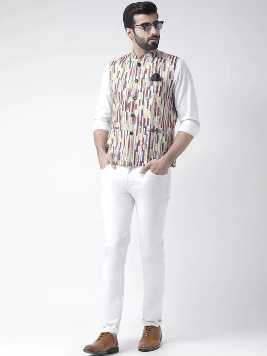 Hangup Men Standard Printed Men's Indian Wear-99APrintedNehru