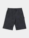 Lil Tomatoes Boys Cotton Looper Bermuda-GBB-S24-1453_CHARCOAL_30