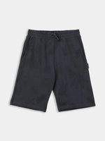 Lil Tomatoes Boys Cotton Looper Bermuda-GBB-S24-1453_CHARCOAL_30