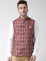 Hangup Men Standard Printed Men's Indian Wear-149A_Printed_Nehru