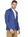 Hangup Men Standard Checkered Men Formalwear-D5CheckBlazer