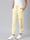 Women Yellow Solid Track Pant-AF-1806-Yellow