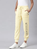 Women Yellow Solid Track Pant-AF-1806-Yellow