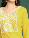 Women Yellow Solid Straight Kurta-NJ-3756225-Yellow