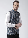 Hangup Men Standard Printed Men's Indian Wear-42APrintedNehru