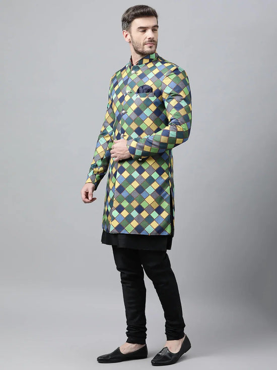 Hangup Men Standard Printed Men's Indian Wear-S82_Indo