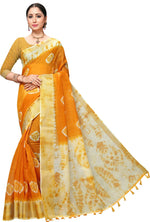 Mustard Printed Art Silk Saree-VSAR1194Aa-Standard