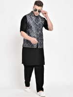 Hangup Men Standard Printed Men's Indian Wear-166A_Printed_Nehru