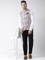 Hangup Men Standard Printed Men's Indian Wear-155A_Printed_Nehru