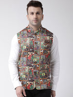 Hangup Men Standard Printed Men's Indian Wear-159A_Printed_Nehru