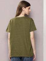 Dillinger Olive Graphic Boxy Regular T-Shirt