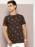 Dillinger Brown Graphic Regular T-Shirt-DLCR18130CHO-S