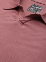 Dillinger Pink Solid Regular Polo T-shirt