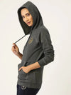 Front pocket hoodies in Grey