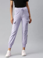 Women's Lavender Solid Denim Jeans-LT0036-Lavender