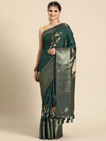 Artistic Majesty Ensemble Saree-SZ-DGSITA-GN-2028