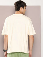 Dillinger Off White Graphic Oversized T-shirt-DLMOV228WWHT-S