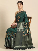 Artistic Majesty Ensemble Saree-SZ-DGSITA-GN-2028