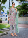 Navyaa Women's Cotton Blend Printed Straight Kurta Pant With Dupatta-Me189-mgmult-skd