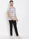 Hangup Men Standard Printed T-Shirts-26T_Henley_Print_TShirt