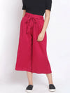 Berry Invention Women Tie Knot Culottes